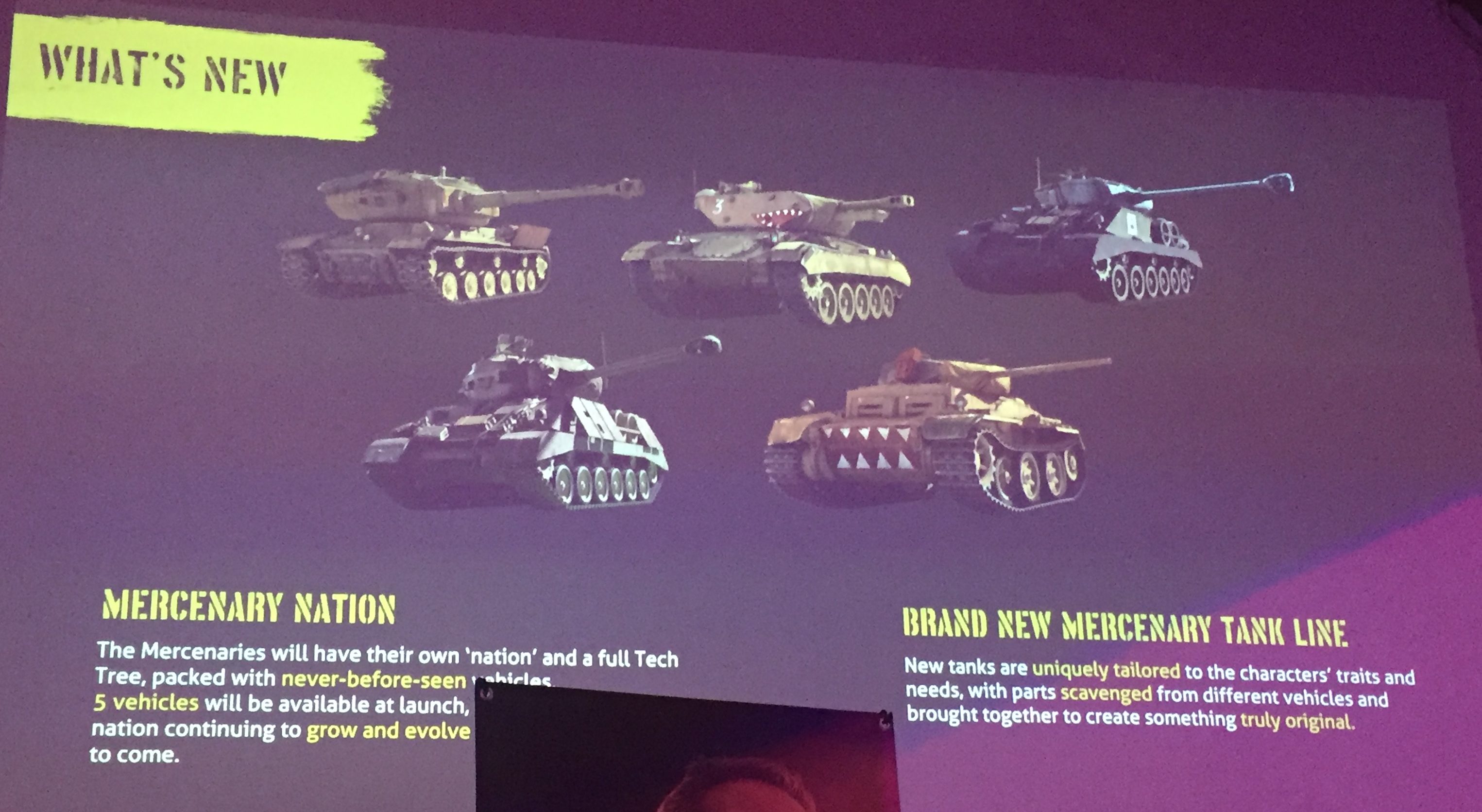 5 weitere Tanks für Mercenaries